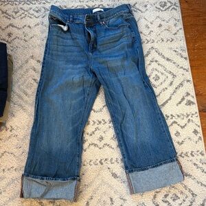 LOFT Medium Blue Cropped Jeans